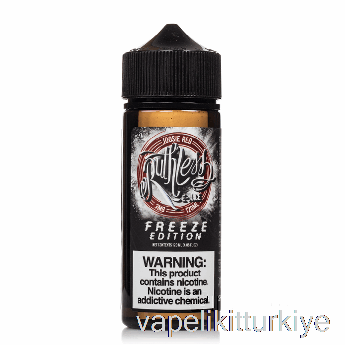Vape Elektronik Sigara Joosie Red - Frozen Edition - Acımasız Buhar - 120ml 3mg